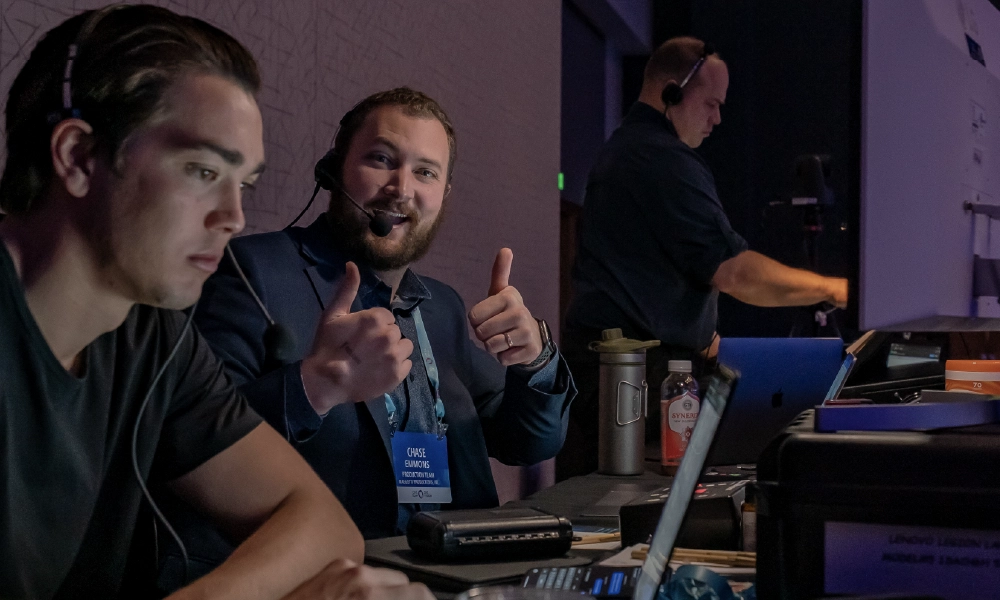 On-site event coordination by Show Gear producers